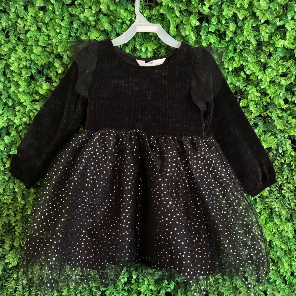 H&M Toddlers 3T/4T Chenille and Tulle Dress Size New with Tag